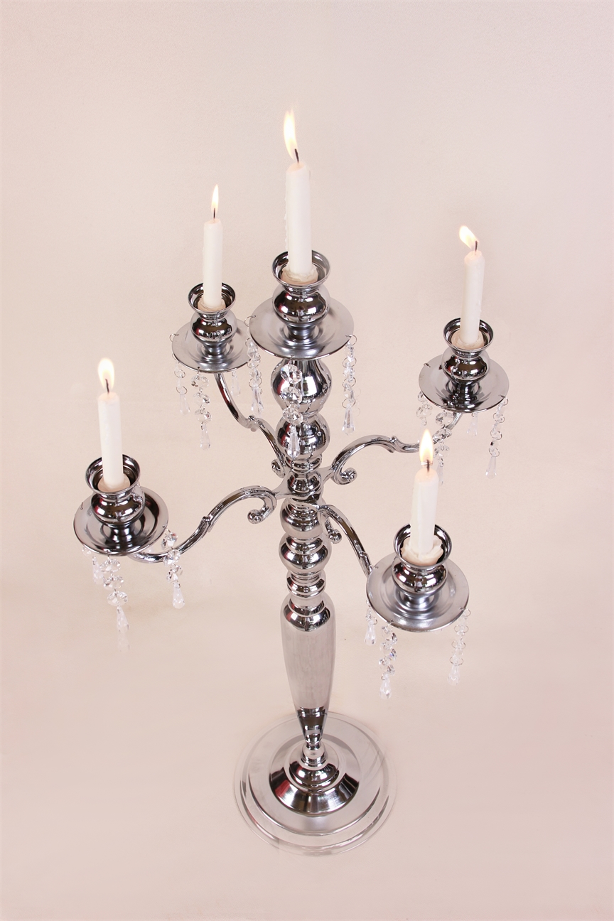 5 Head Tall Candelabras 80 cm – Dekorasi Mart