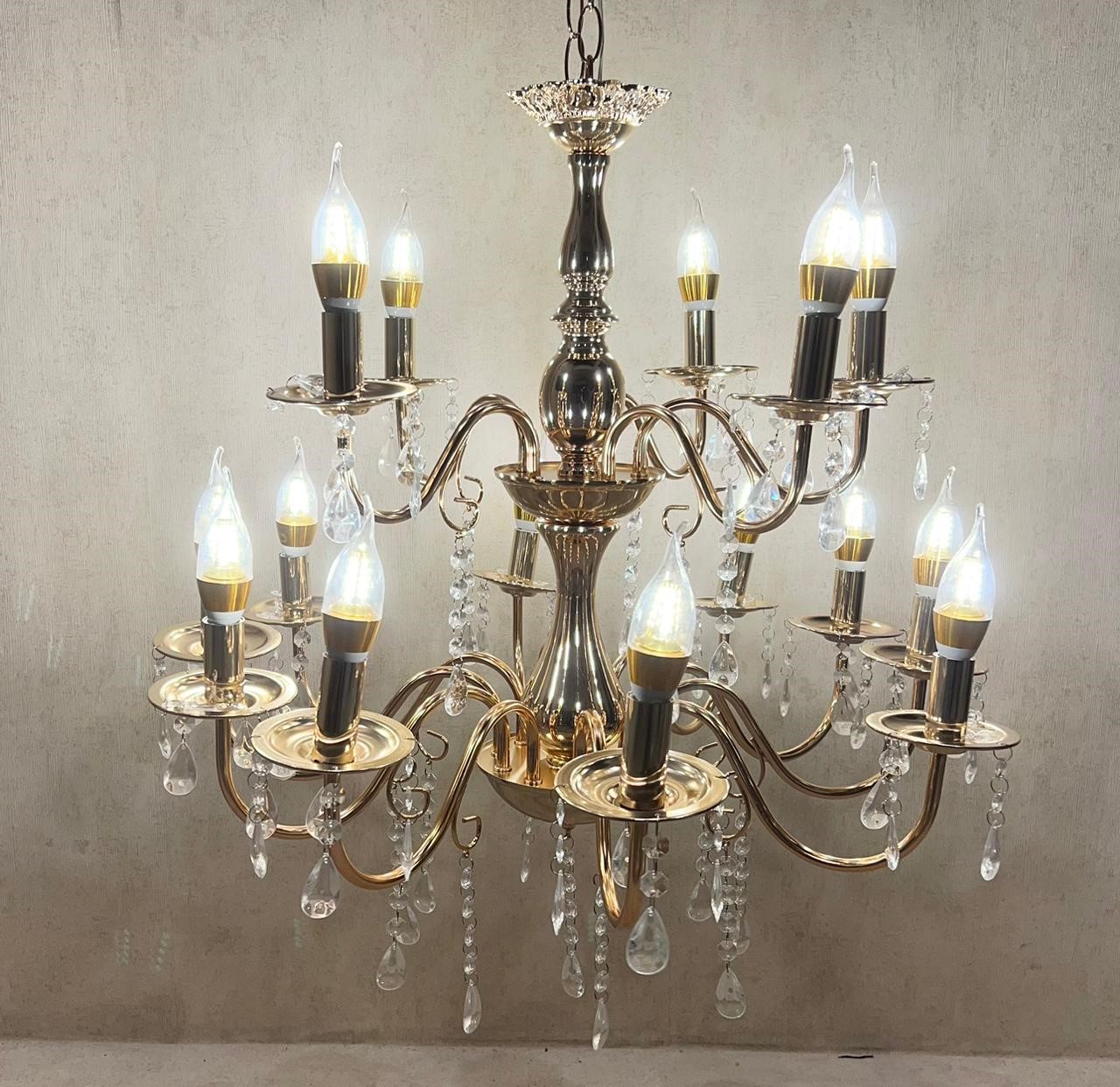 Picture of 10+5 Hanging Chandelier Metal – Dekorasi Mart